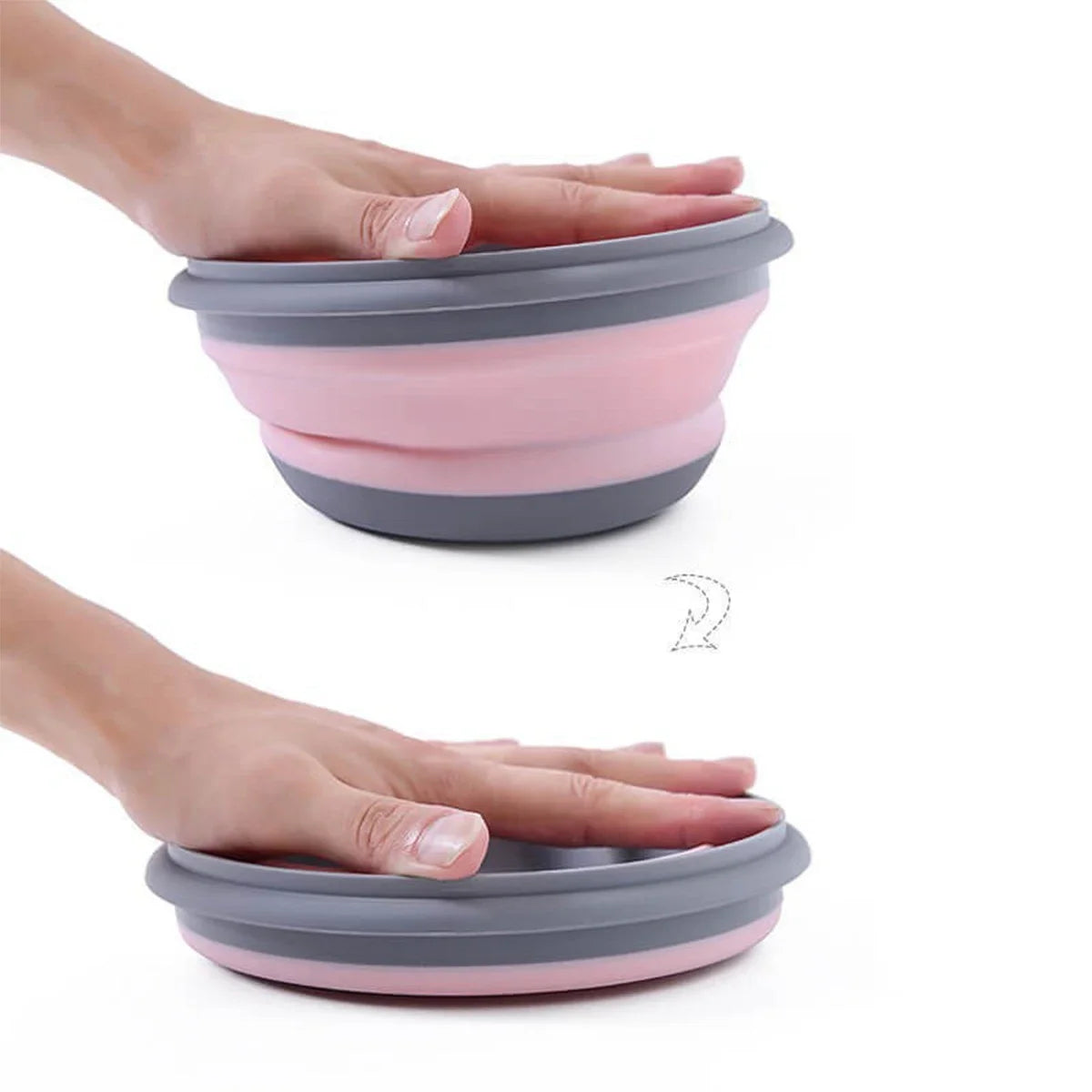 3 Pieces Silicone Folding Bowls with Lids