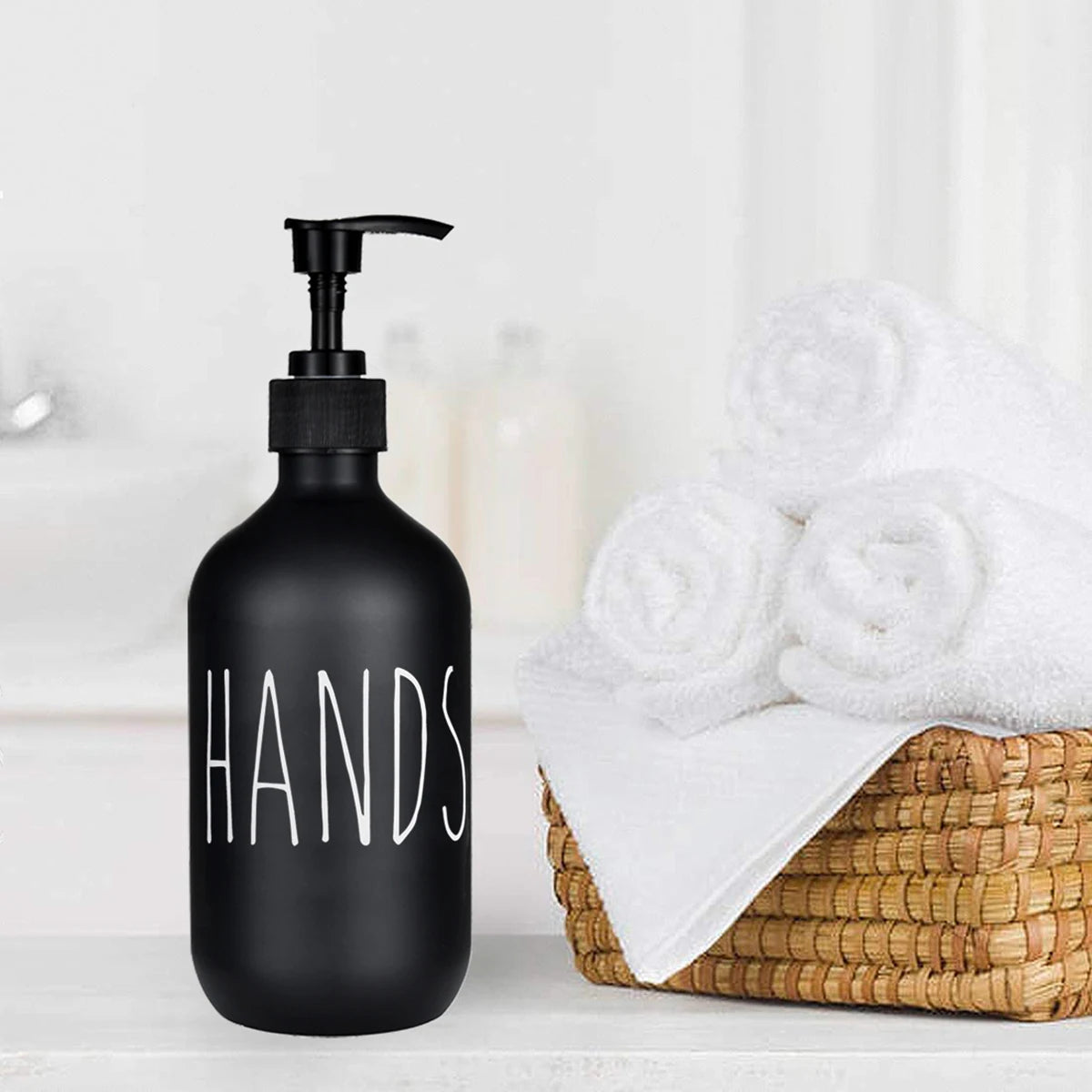 Matte Black Soap Dispensers