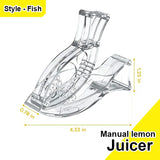 Acrylic Manual Lemon Slice Squeezer.