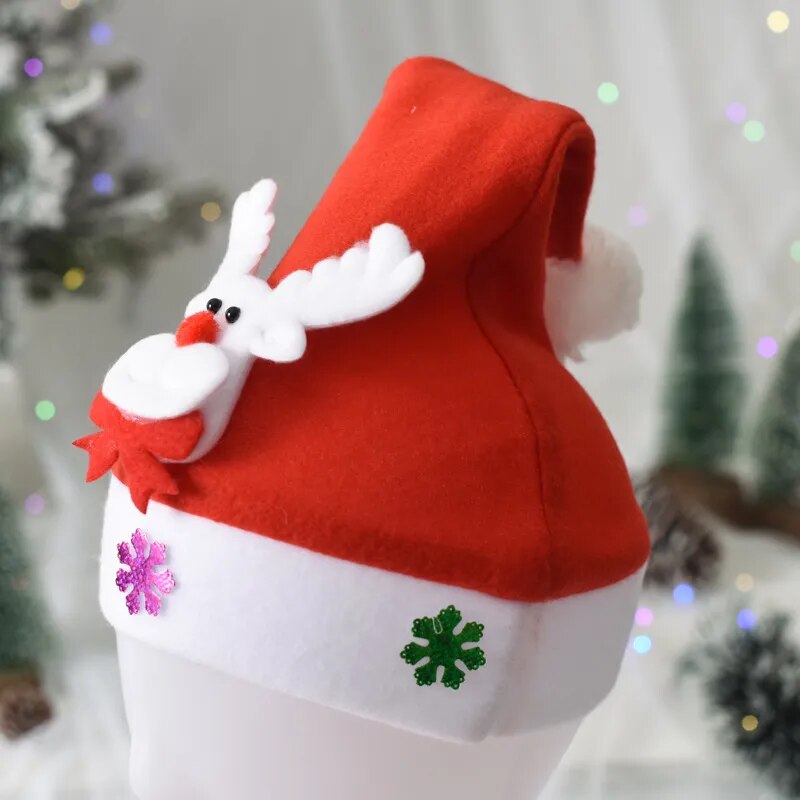 Christmas Hats For Children And Adults.