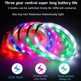 Led/USB Luminous PVC Waterproof Collar For Large Medium Or Small Pets
