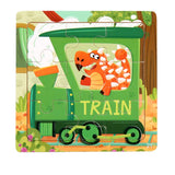 11x11cm Wooden 3d Cartoon Puzzle