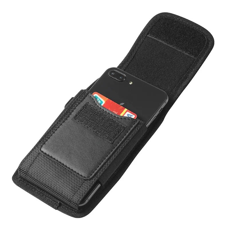 Oxford Cloth Waist Mobile Phone Pouch For Men Or Women.