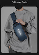 Men's USB/Waterproof/Anti-theft Password Lock Crossbody Bag.