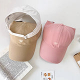 Sporty Ponytail Cap With Snapback