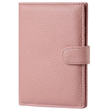Men Or Women's RFID Slim Leather Passport Holder With Card And Money Slots