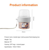 Breakfast Oatmeal Or Yogurt Sealed Container