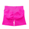 NCLAGEN 4.5" Women's  Low Ribbed Band Scrunch Butt Seamless Impact Shorts
