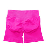 NCLAGEN 4.5" Women's  Low Ribbed Band Scrunch Butt Seamless Impact Shorts