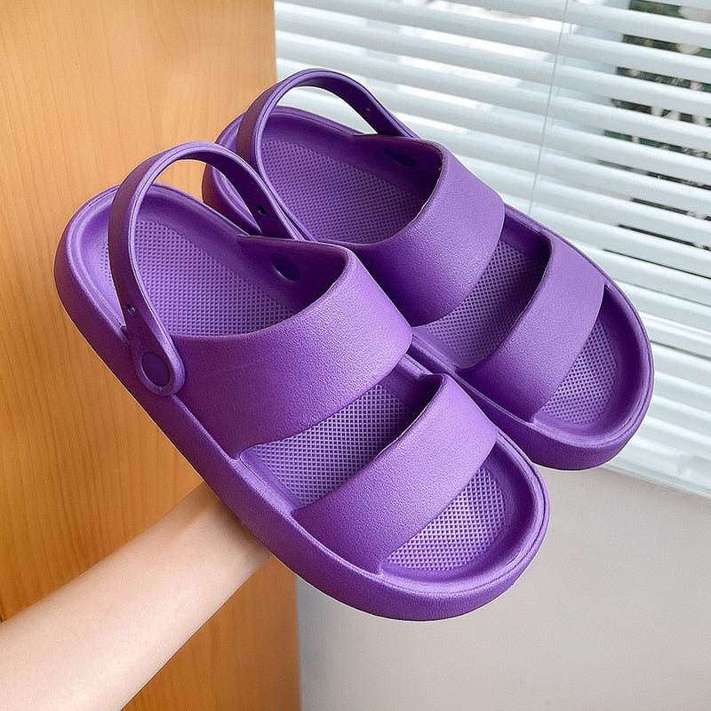 Women's Thick Platform Anti-slip Slippers . Great for Indoor and Outdoor.