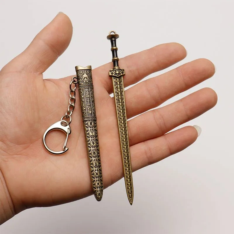 Mini Model Of Ancient Swords With Sheath.