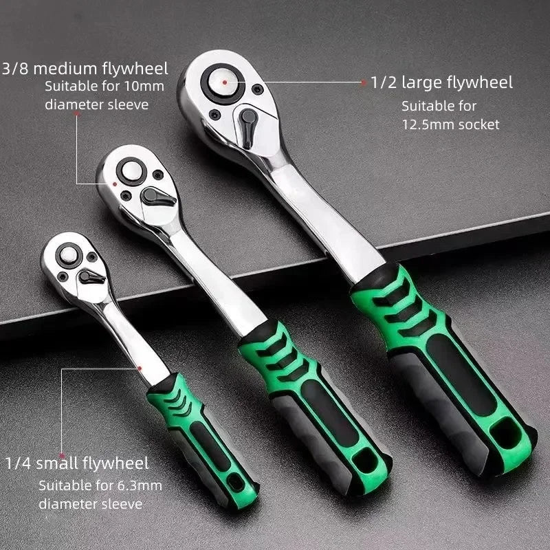 1/4 3/8 Inch Ratchet Socket Wrench Set