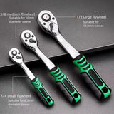 1/4 3/8 Inch Ratchet Socket Wrench Set