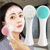 Silica Double Sided Exfoliating Facial Brush.