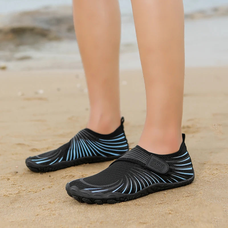 Men, Women, And Children Barefoot Shoes With Grip For Beach, Swimming Or Fitness