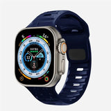 Silicone Straps For Apple Watch Band 9 8 7 6 SE 5 4 3 38mm 40mm 41mm 42mm 44mm 45mm Bracelet iWatch Series Ultra 3 2 1 Band 49mm