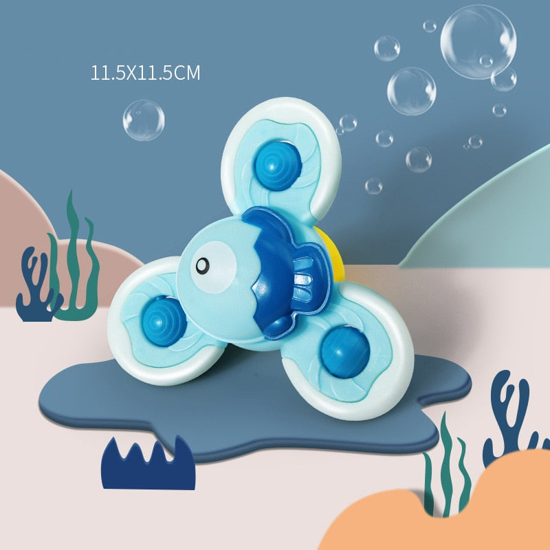1pcs Cartoon Fidget Spinner.  Educational toy as well as rattle toy.