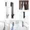 Stainless Steel Glass Door Hanger And Hooks With EVA To Avoid Anti-Scratch and Anti-Skid.