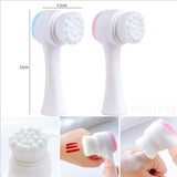 Silica Double Sided Exfoliating Facial Brush.