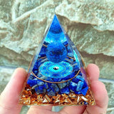 6CM Orgonite Pyramid Natural Healing/Meditation Crystals.