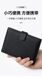 Men Or Women's RFID Slim Leather Passport Holder With Card And Money Slots
