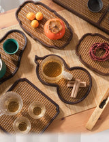 Imitation Bamboo Tea Tray