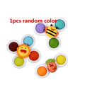 1pcs Cartoon Fidget Spinner.  Educational toy as well as rattle toy.