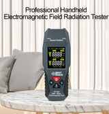 Professional Digital Electromagnetic, Radiation Tester Magnetic Electric Strength EMF Detector with Temperature Measurement