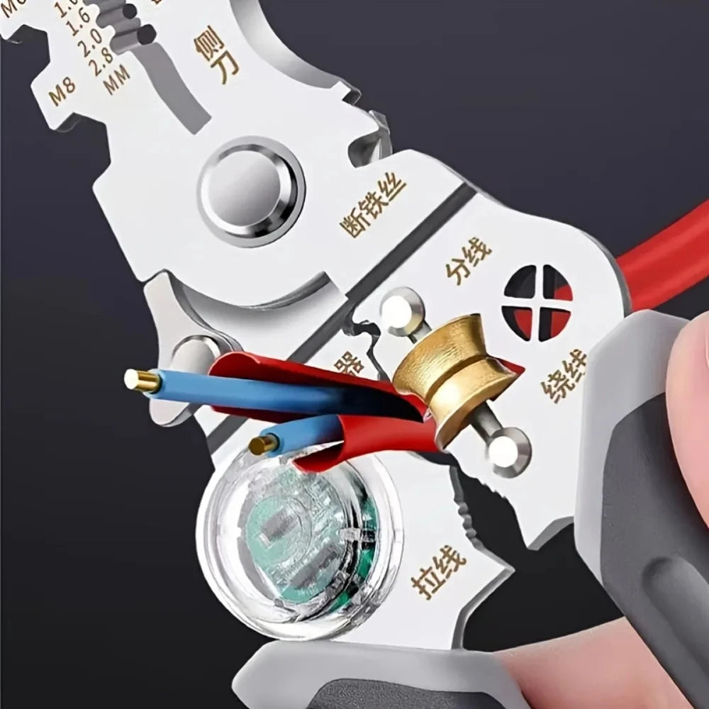 10 in 1 Wire Stripper/Cutters with Electricity Measurement Pliers
