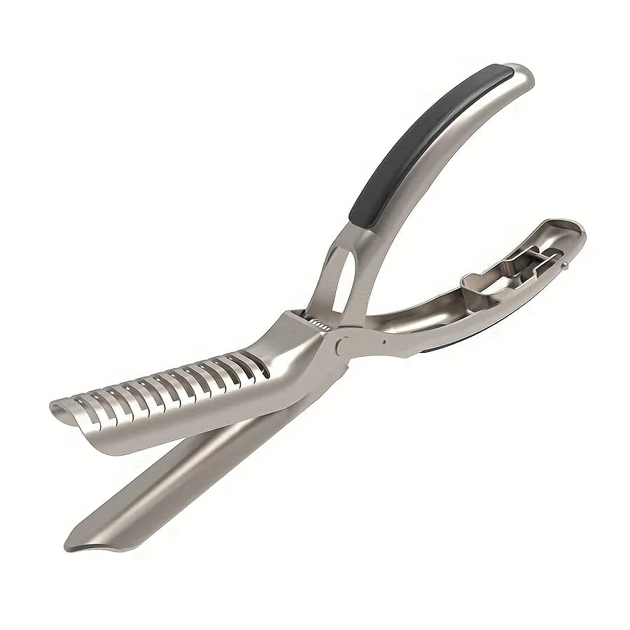 1pc Stainless Steel Rib Membrane Removal Tool With Ergonomic Handle