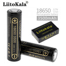 100% Original LiitoKala Lii-35A 3.7V 3500mAh 10A discharging rechargeable batteries for 18650 Battery/UAV