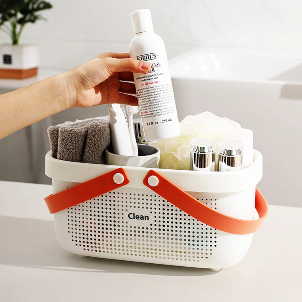 Mesh Shower Basket With Handle
