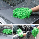 5PCS Double-sided Microfiber Washable Cleaning Mitt