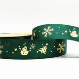 5yards Of 1inch(25mm) Christmas Polyester Ribbon.