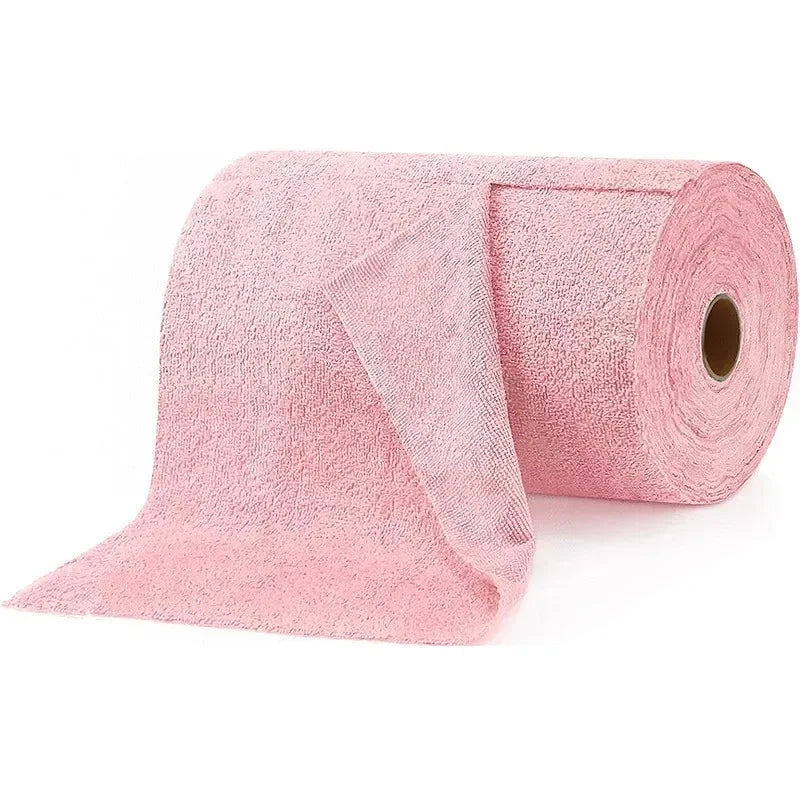 20 Reusable Microfiber Cleaning Sheets Per Towel Rolls