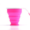 Silicone Heat Resistant Folding Water Cup With Lids