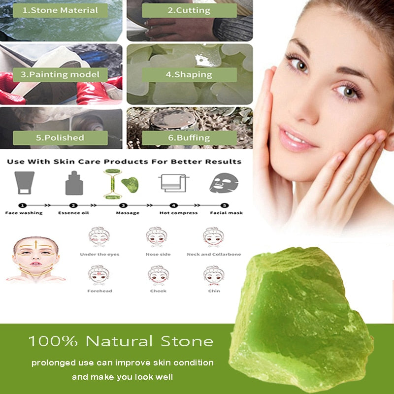 Natural Jade Face Massager.