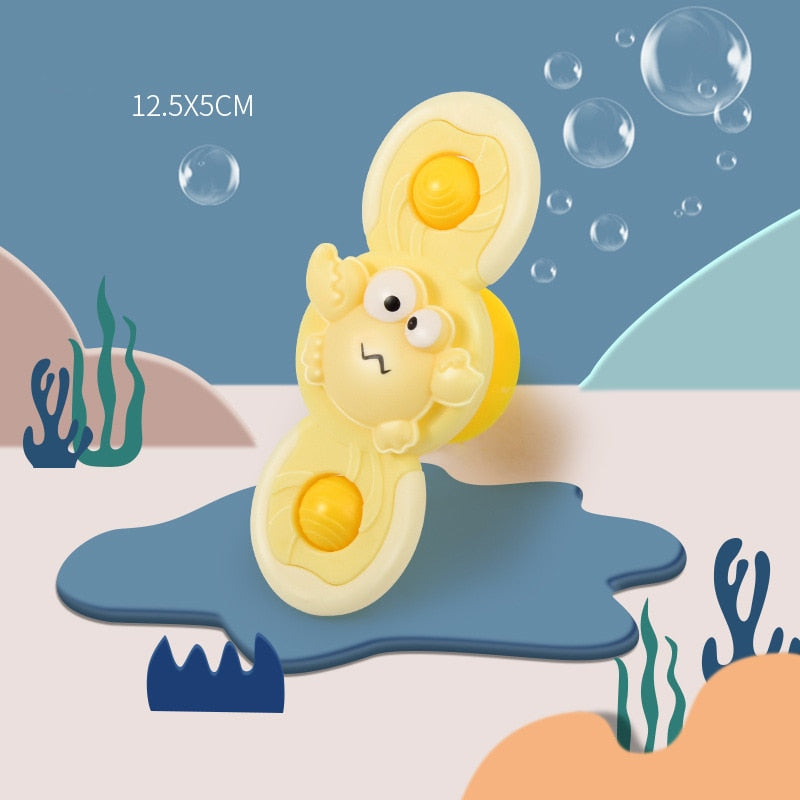 1pcs Cartoon Fidget Spinner.  Educational toy as well as rattle toy.