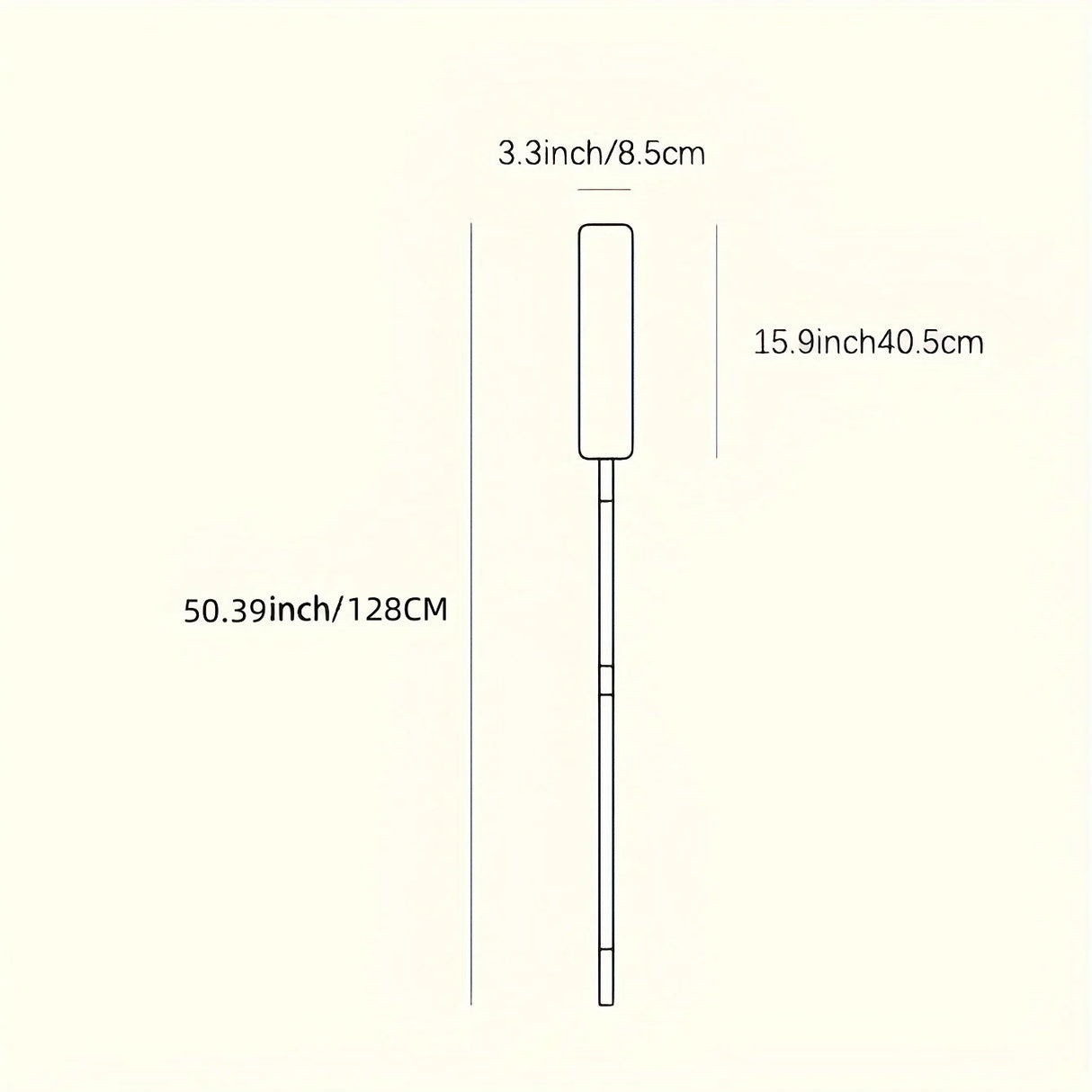 Extendable Soft Washable Bristle Duster For Under Furniture