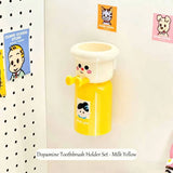Dopamine Magnetic Wall Mounted Toothbrush/Cup Holder