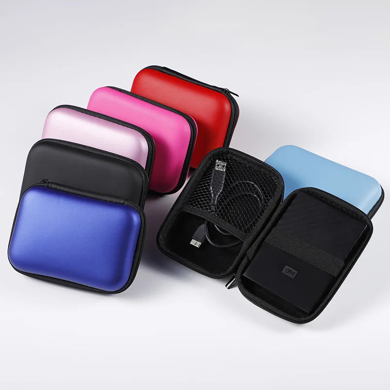 Zipper Carry Case in Multi-Colors For Cards Or Earphones