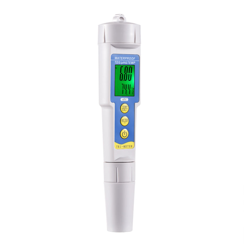 Digital PH Meter 10 in 1 Water Quality Monitor Tester PH/EC/TDS/Salinity/Thermometer Multi-parameter Testing Meter