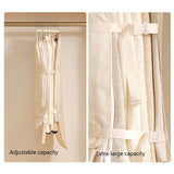 Vacuum Compressed Adjustable Seasonal Storage Organizer For Suits Coats Or Sweaters