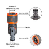 1-Pcs 1/2" 3/4" 1" Garden Hose Quick Connect Adapters