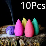 Mixed Natural Rose, Jasmine, Lavender, Osmanthus, Sakura Smoke Incense Cone Bullets