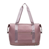 Women's AOTTLA casual handbag/carry on luggage bag for traveling.  Double zipper on bottom to expand bag..