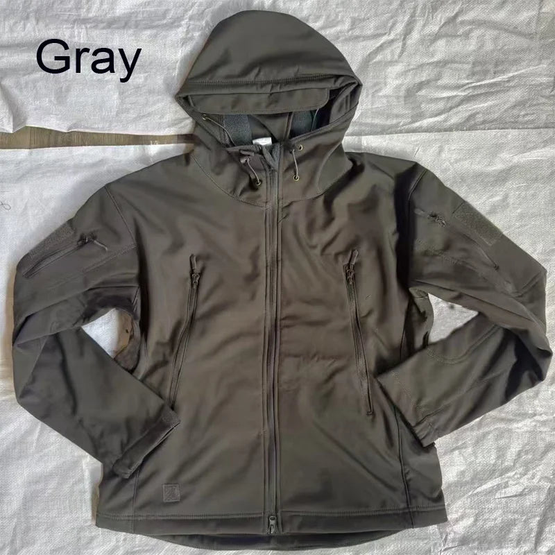 Men's M-5XL Windproof Softshell Fleece Thermal Jackets