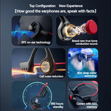 POLVCDG  Wireless/ Waterproof Bluetooth Bone Conduction Headset X7 IPX8 32GB Memory 5.3