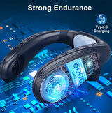 Rechargeable Semiconductor Bladeless Turbo Neck Fan