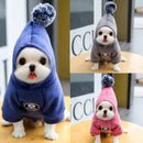 Pet Fleece Hooded Winter Coat